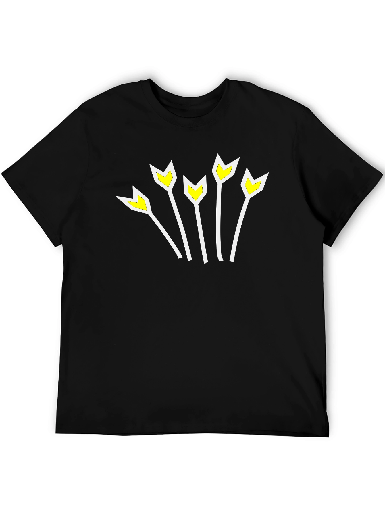 Abstract Floral Graphic T-Shirt