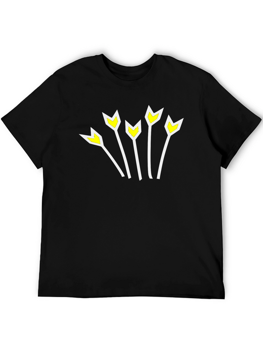Abstract Floral Graphic T-Shirt