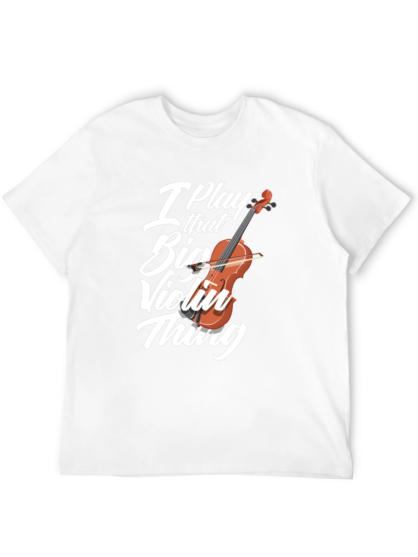 I Play That Big Violin Thing Black T-Shirt