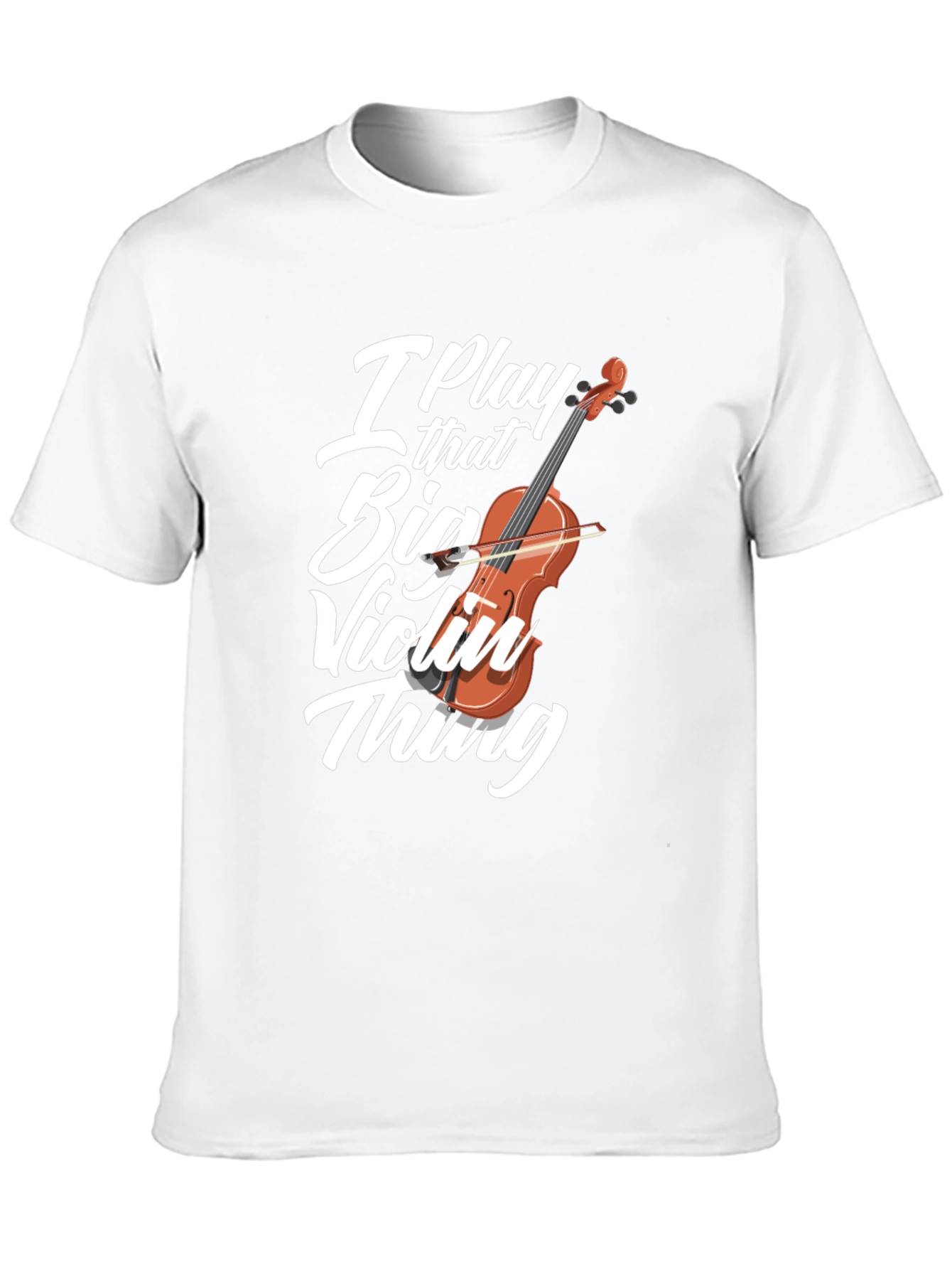 I Play That Big Violin Thing Black T-Shirt