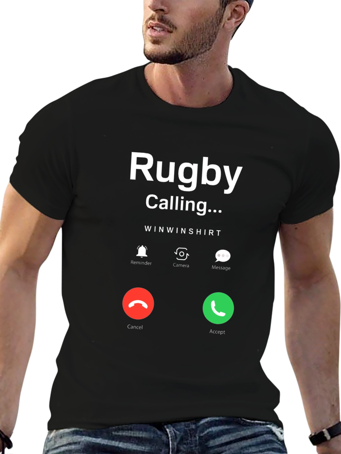Rugby Calling T-Shirt - Novelty Sports Tee