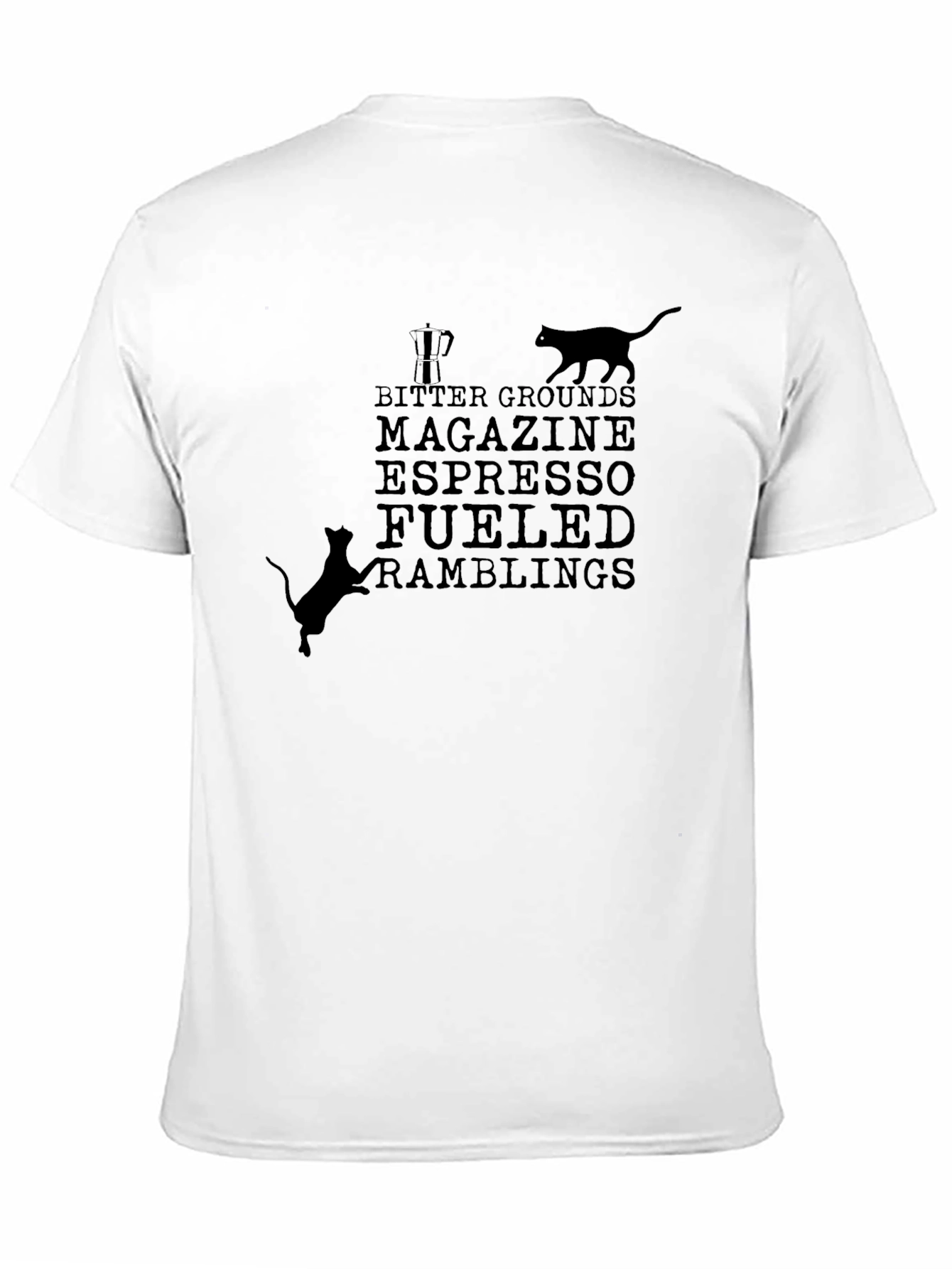 Espresso Fueled Ramblings T-Shirt - Cat Lover Tee