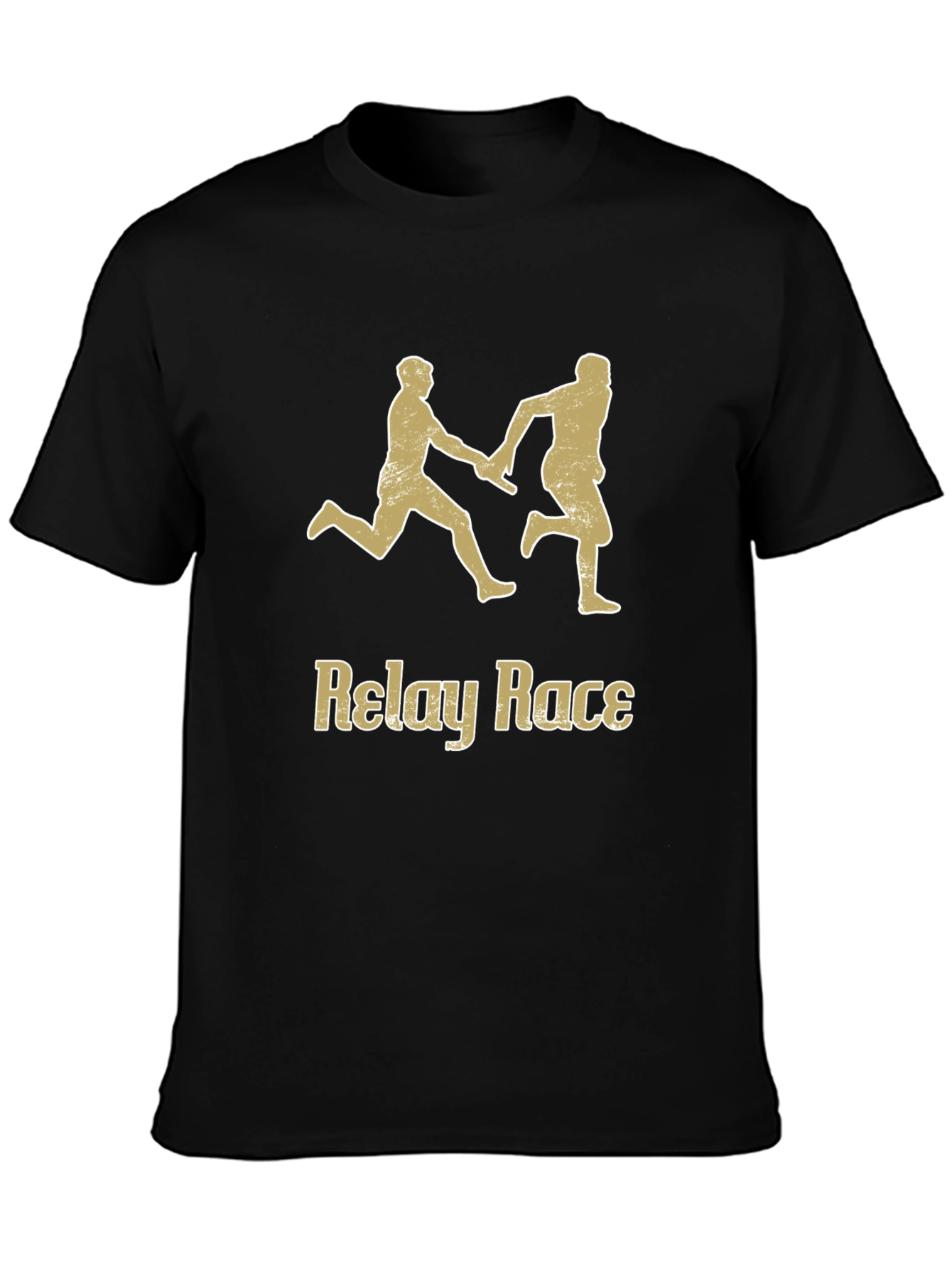 Relay Race Graphic T-Shirt - Black