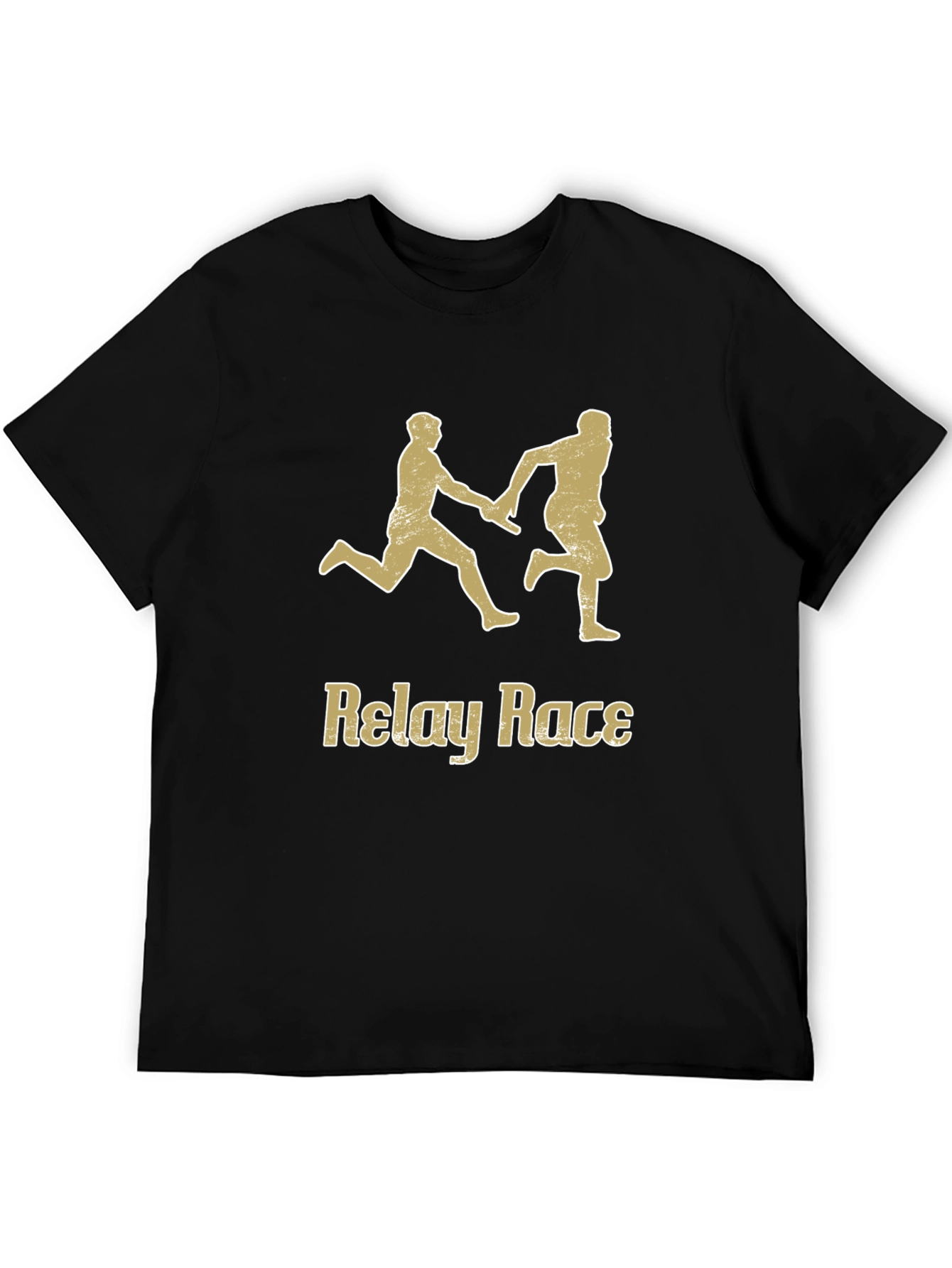 Relay Race Graphic T-Shirt - Black