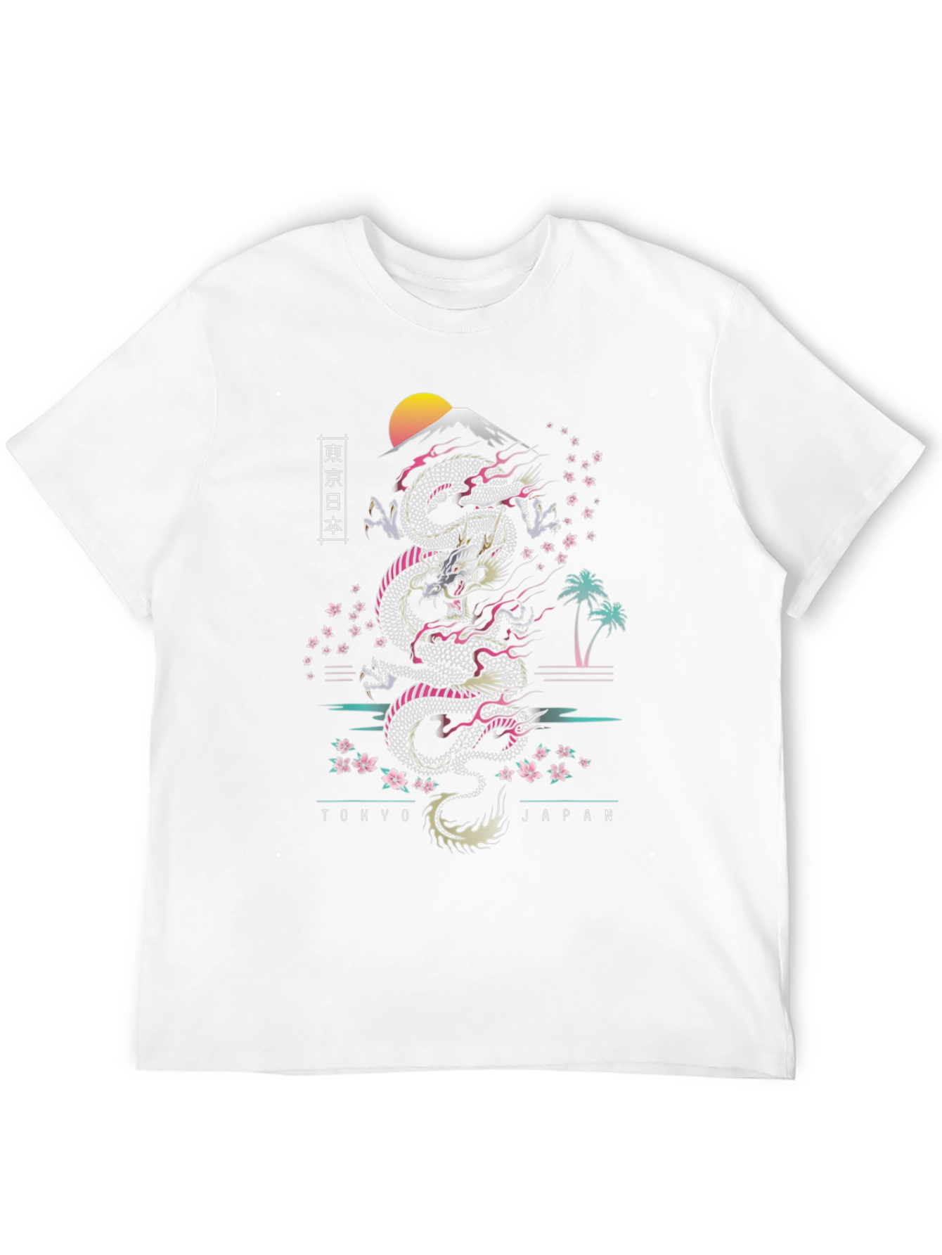 Tokyo Japan Dragon Graphic T-Shirt
