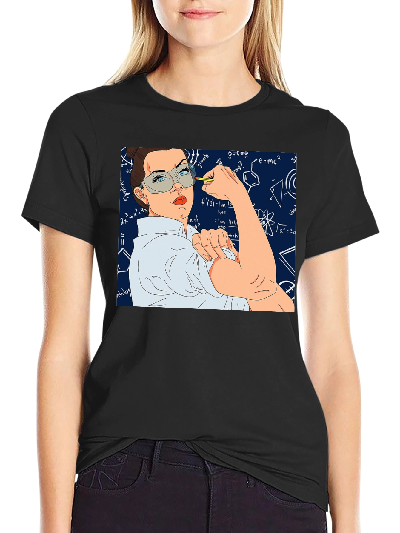 Science Strong Woman T-Shirt - Empowerment Tee