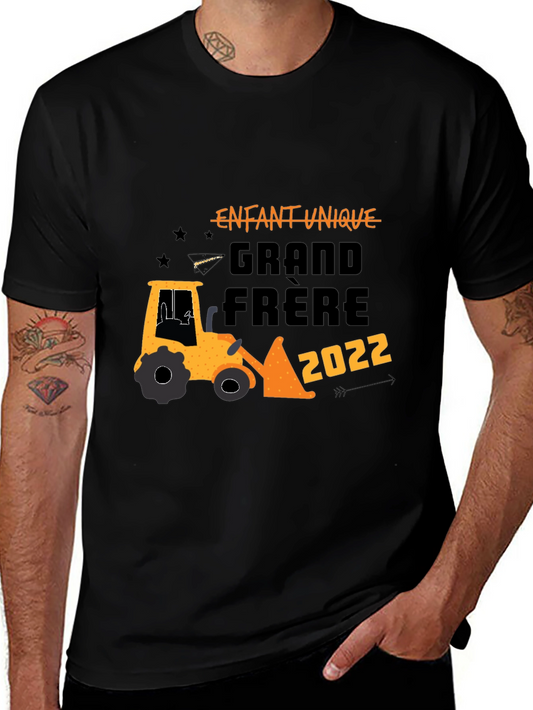 Enfant Unique Grand Frere 2022 Black T-Shirt