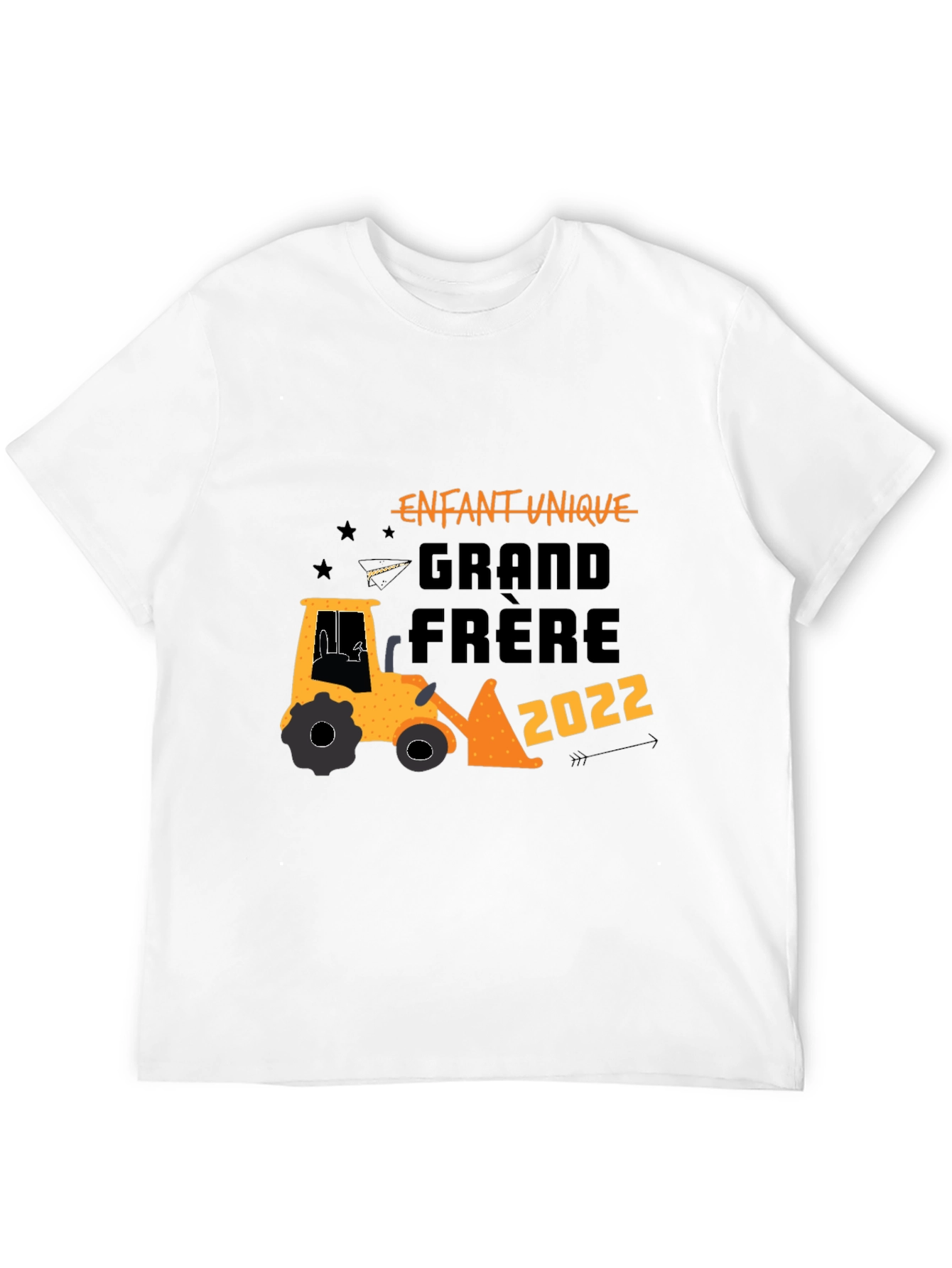 Enfant Unique Grand Frere 2022 Black T-Shirt