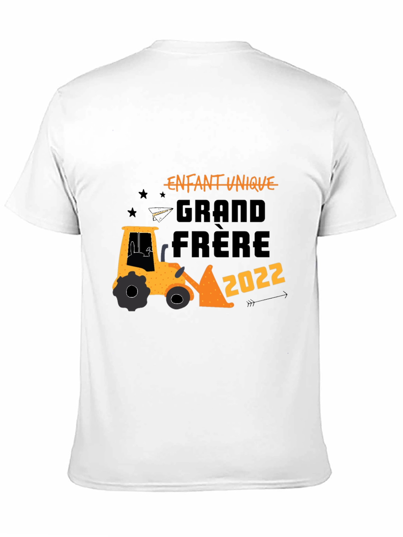 Enfant Unique Grand Frere 2022 Black T-Shirt