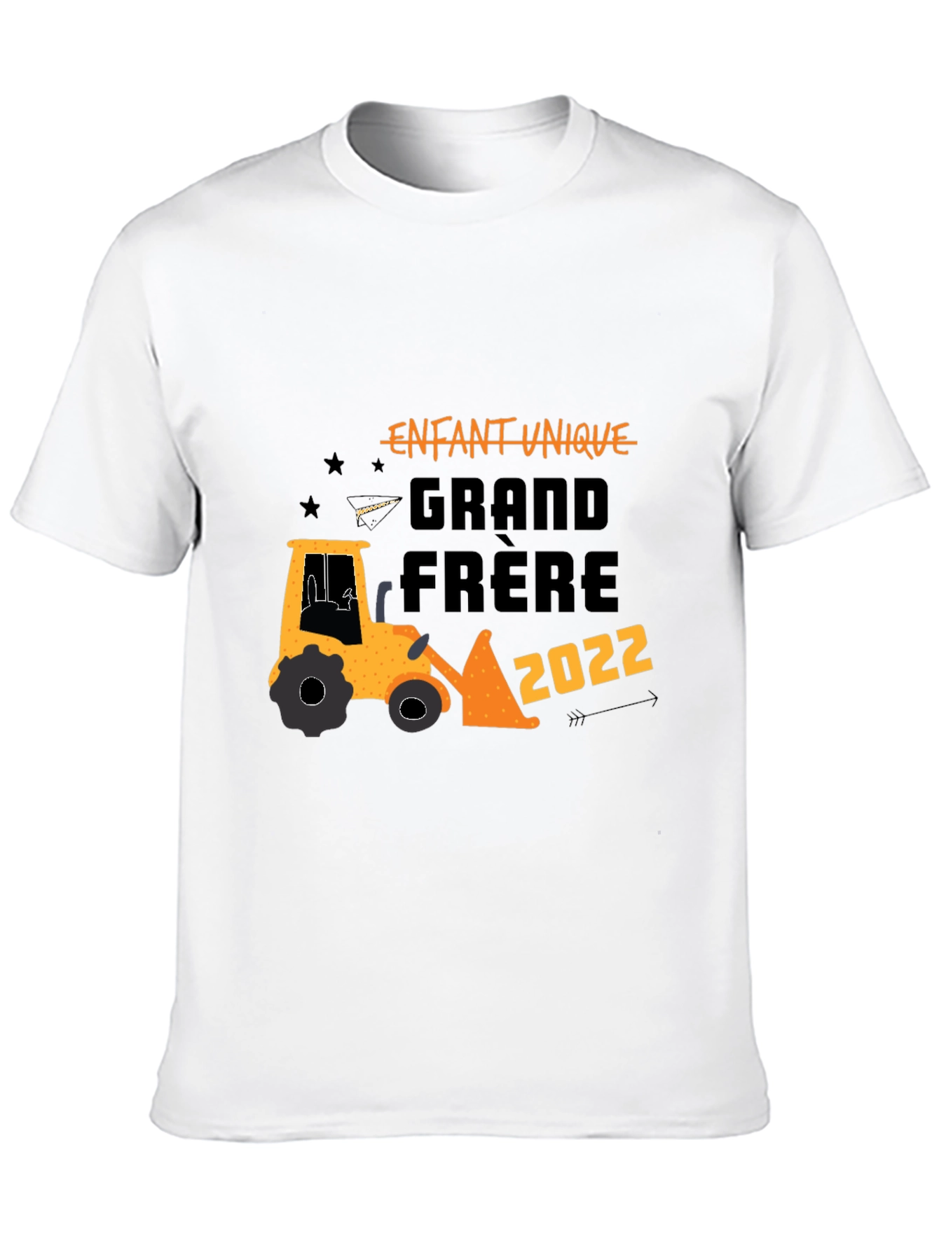 Enfant Unique Grand Frere 2022 Black T-Shirt