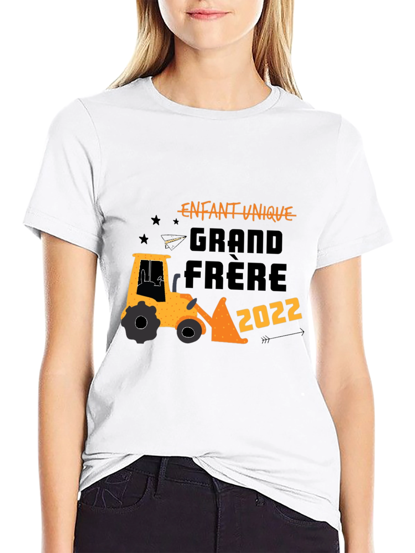 Enfant Unique Grand Frere 2022 Black T-Shirt