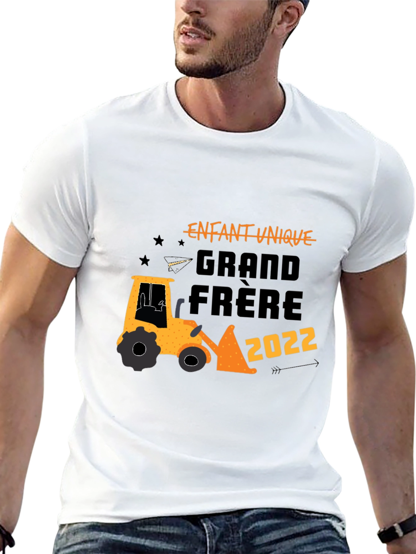 Enfant Unique Grand Frere 2022 Black T-Shirt
