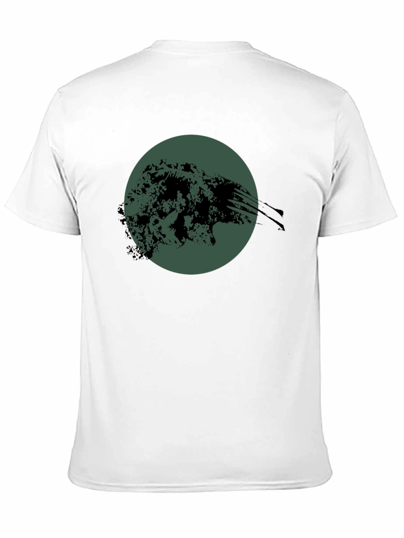 Abstract Graphic Print Black T-Shirt