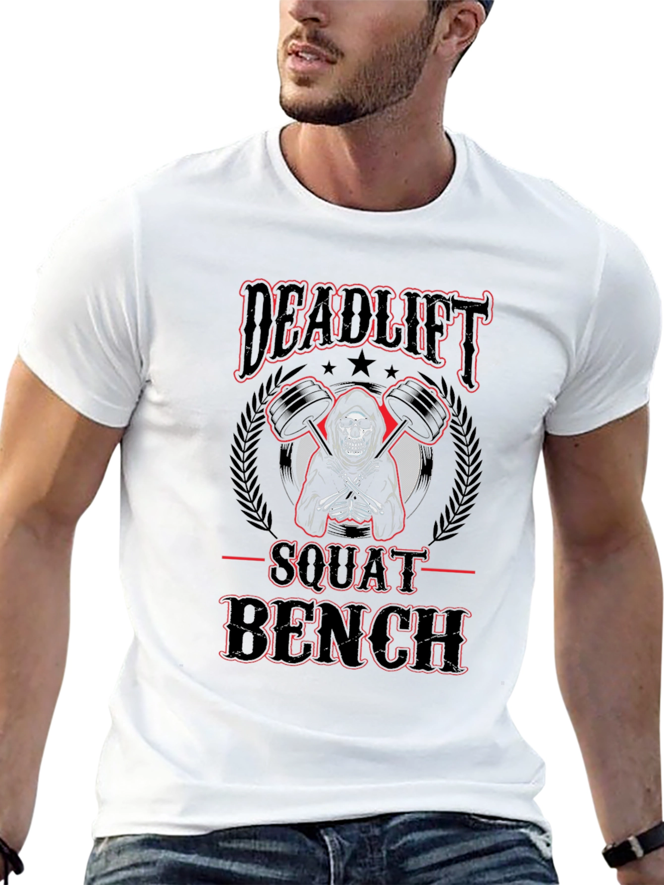 Deadlift Squat Bench Workout T-Shirt