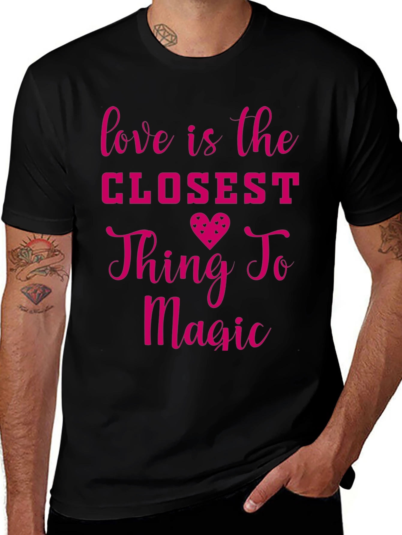 Love is Magic Graphic Tee