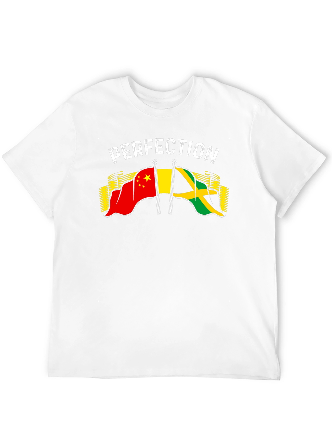Perfection China Jamaica Flag Graphic T-Shirt