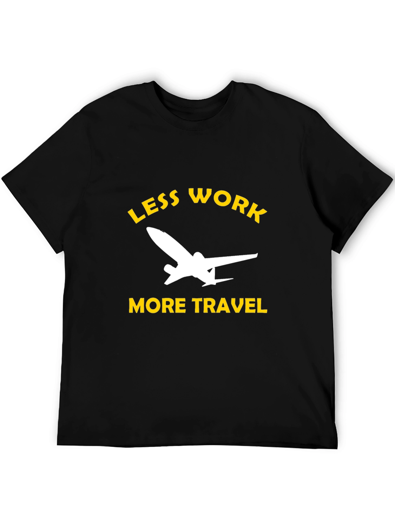 Less Work More Travel Graphic T-Shirt