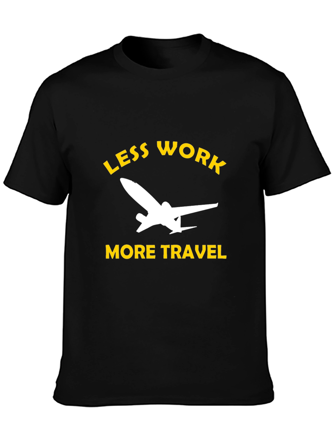 Less Work More Travel Graphic T-Shirt