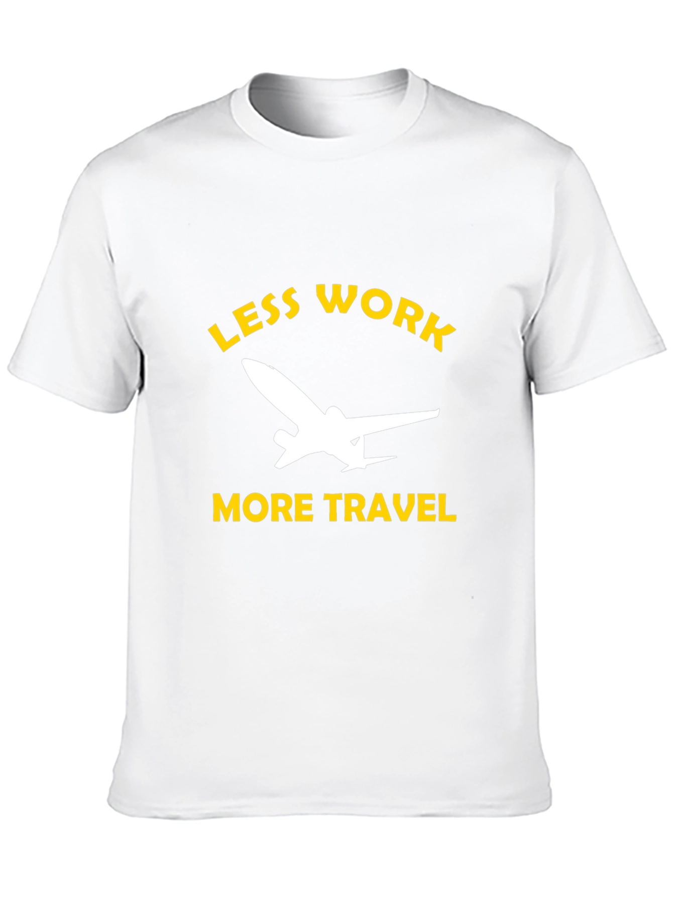Less Work More Travel Graphic T-Shirt