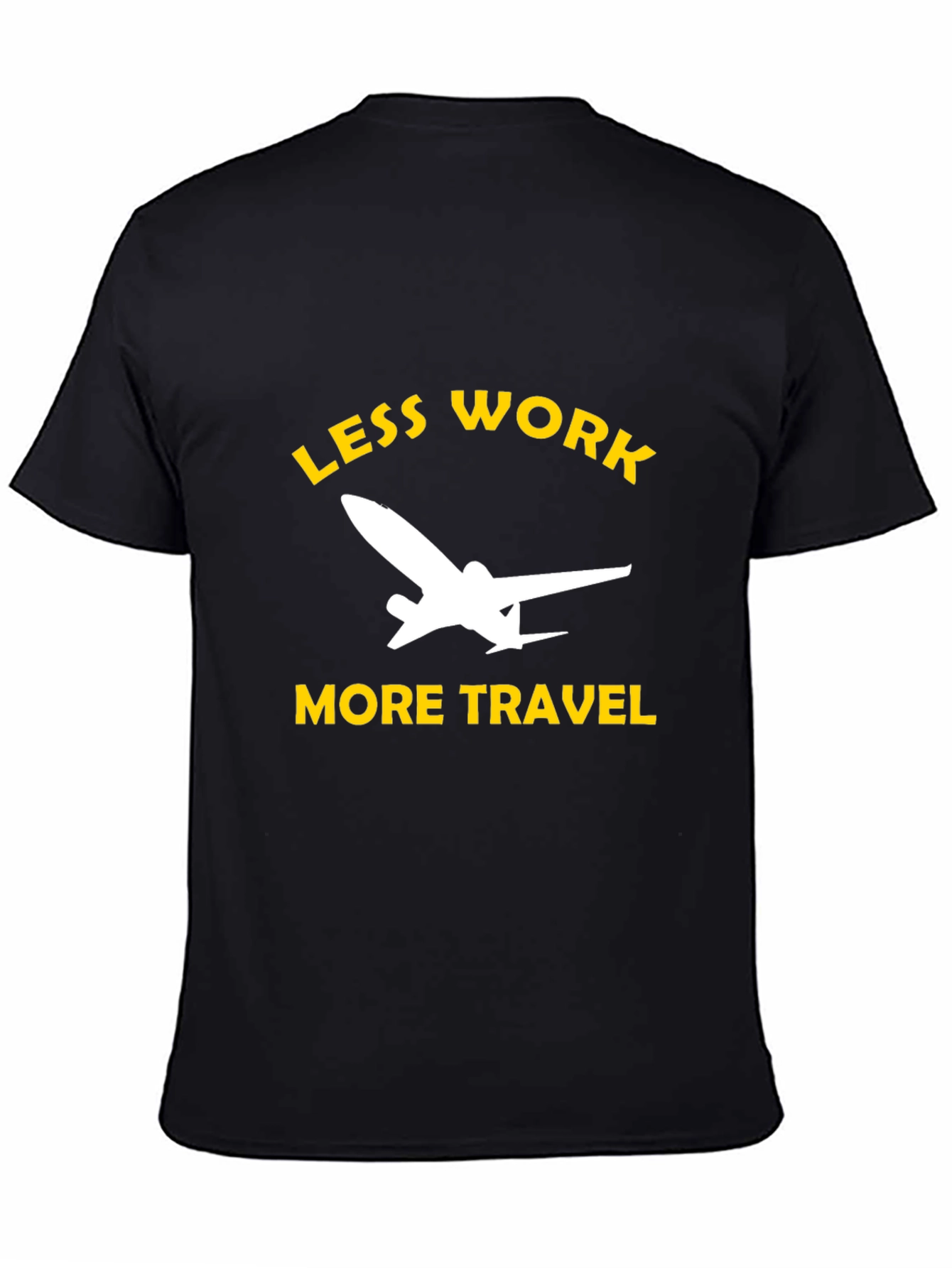 Less Work More Travel Graphic T-Shirt