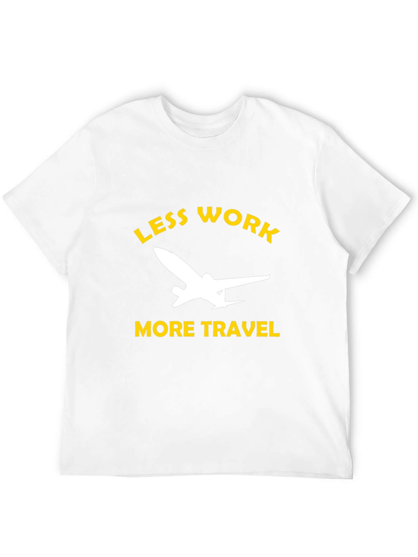 Less Work More Travel Graphic T-Shirt