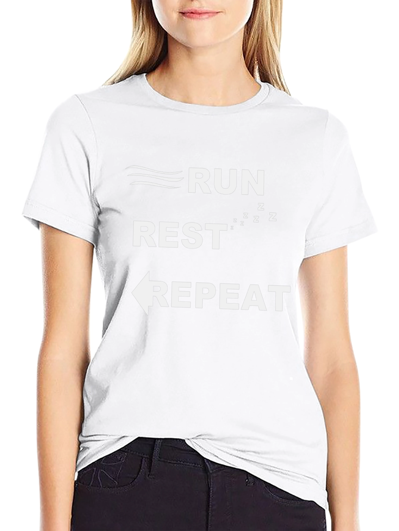 Run Rest Repeat Graphic Tee