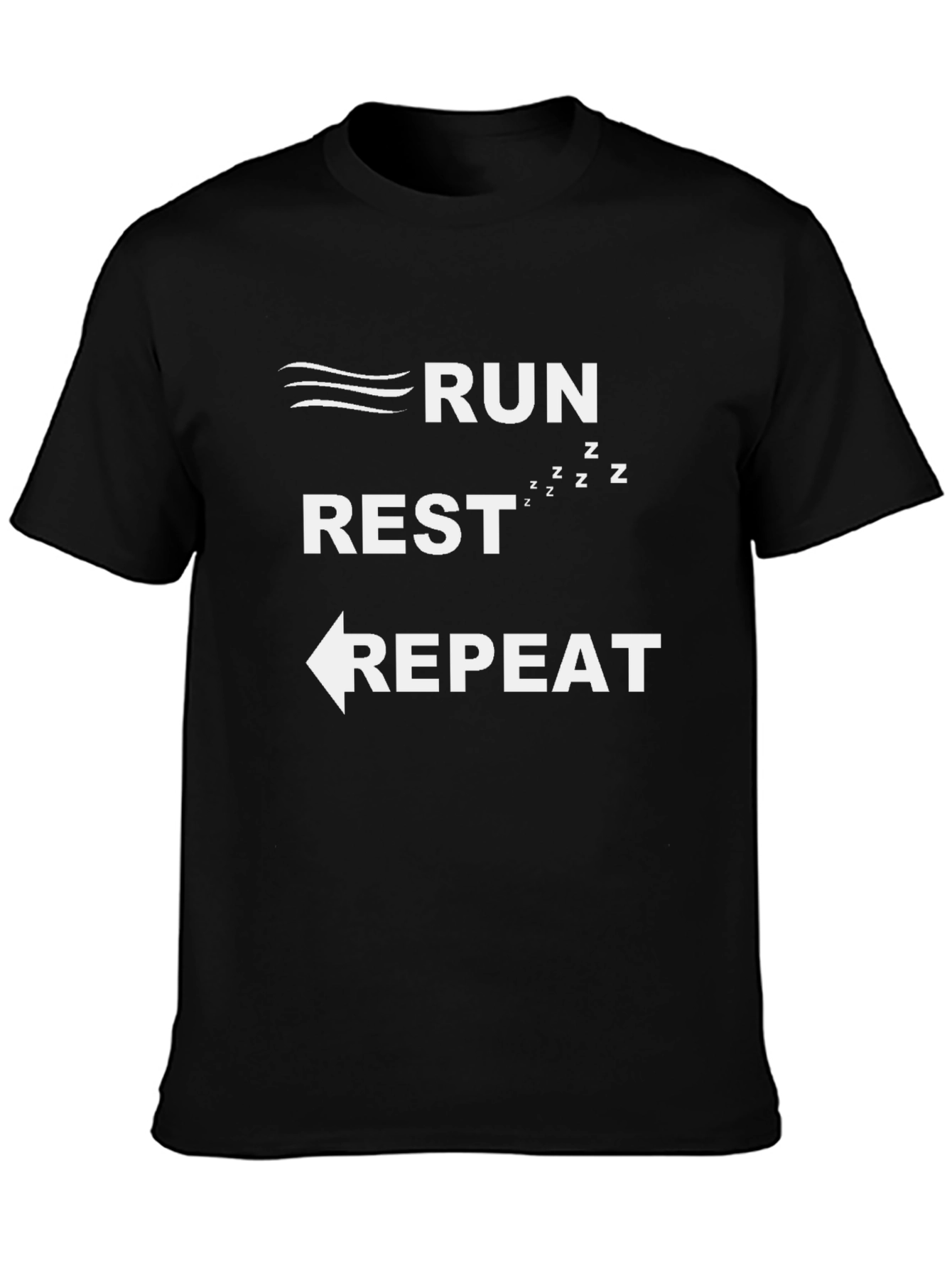 Run Rest Repeat Graphic Tee