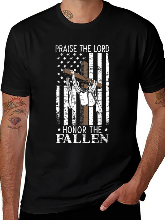 Praise the Lord Honor the Fallen Graphic Tee