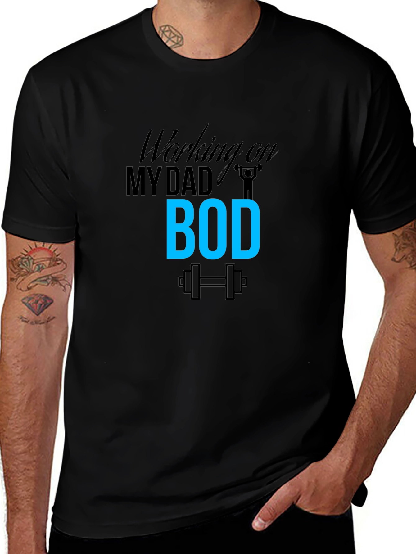 Working on My Dad Bod T-Shirt