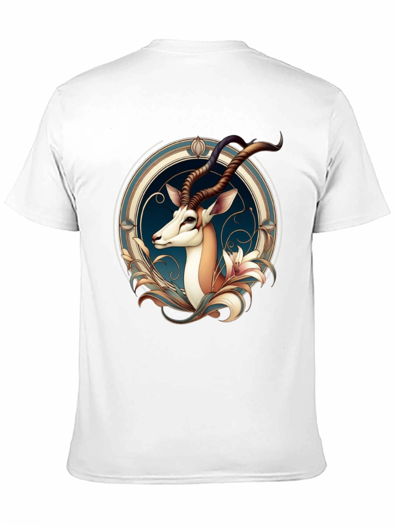 Gazelle Graphic Tee - Unique Artistic Design