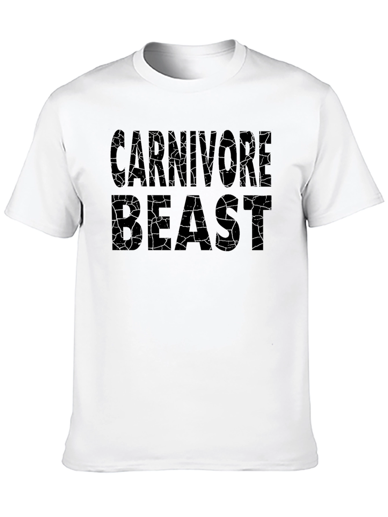 Carnivore Beast Graphic Tee - Bold Black T-Shirt