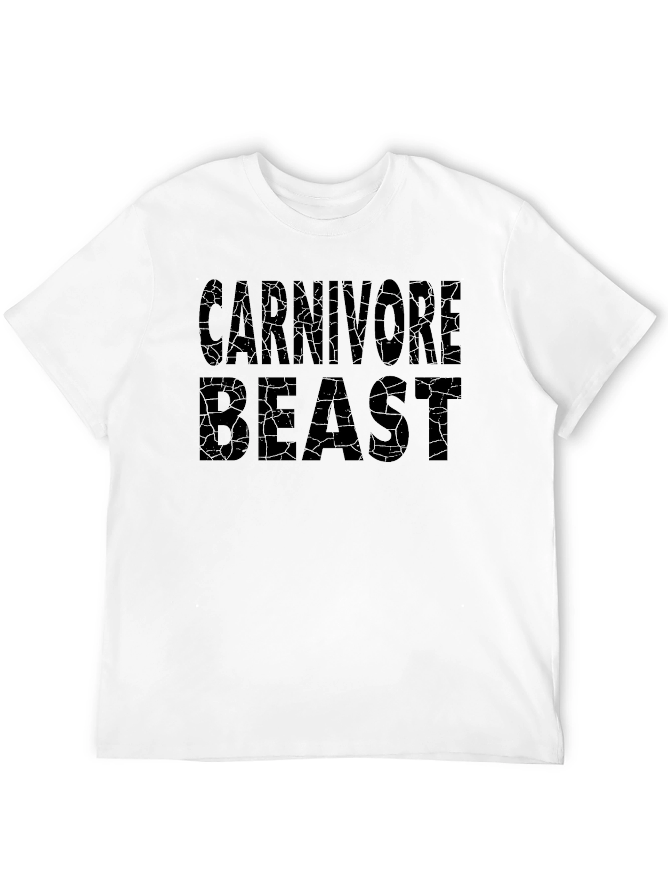 Carnivore Beast Graphic Tee - Bold Black T-Shirt