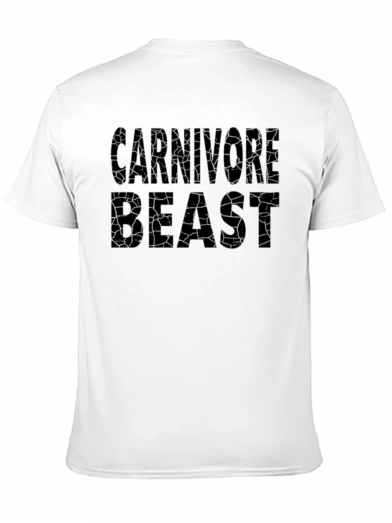 Carnivore Beast Graphic Tee - Bold Black T-Shirt