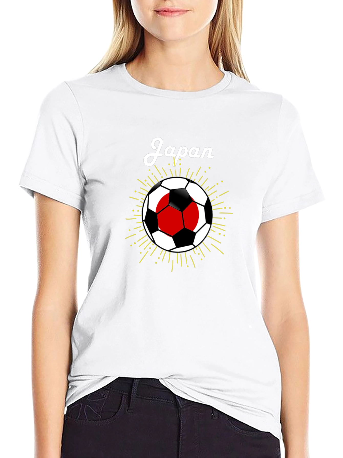 Japan Soccer T-Shirt - Black Graphic Tee