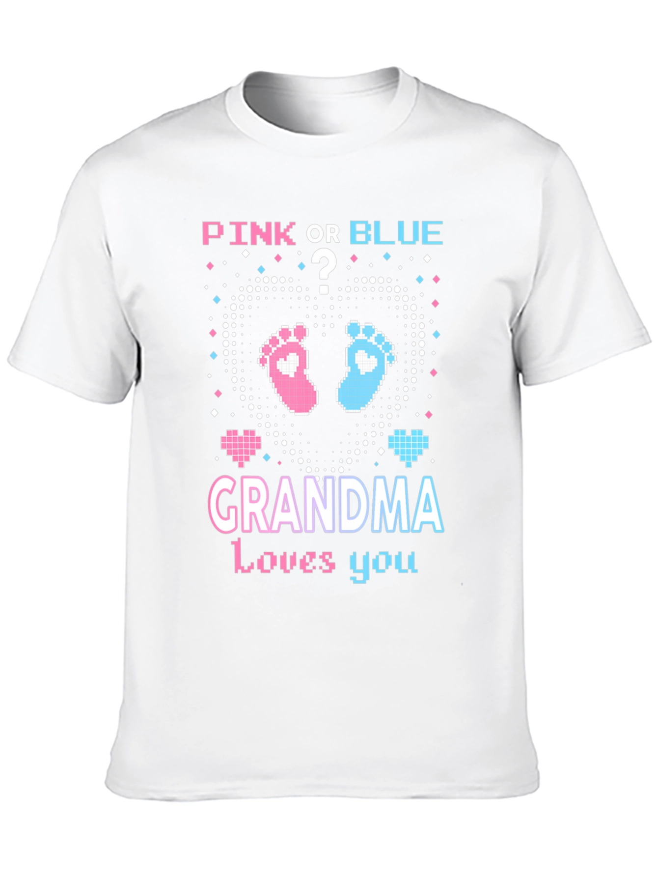 Pink or Blue Grandma Loves You T-Shirt