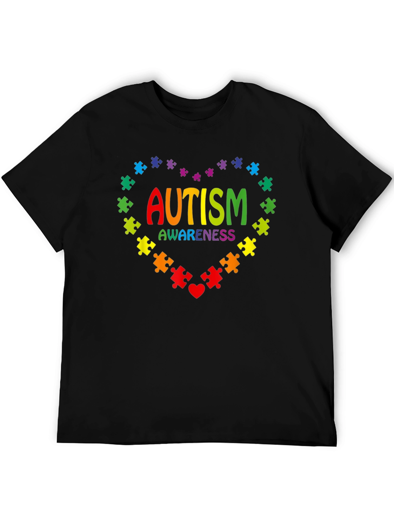 Autism Awareness Puzzle Heart T-Shirt