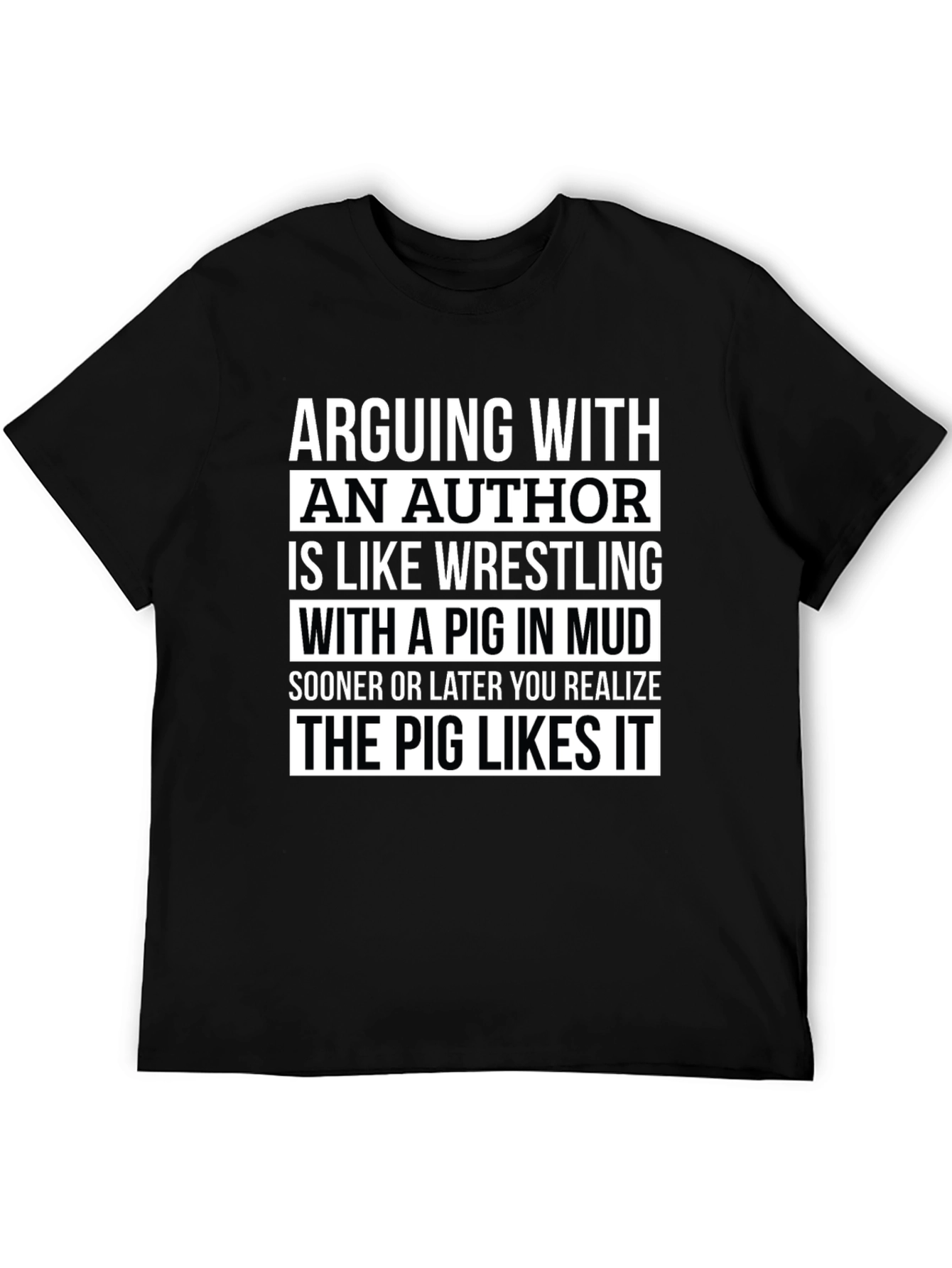 Arguing With an Author Graphic T-Shirt