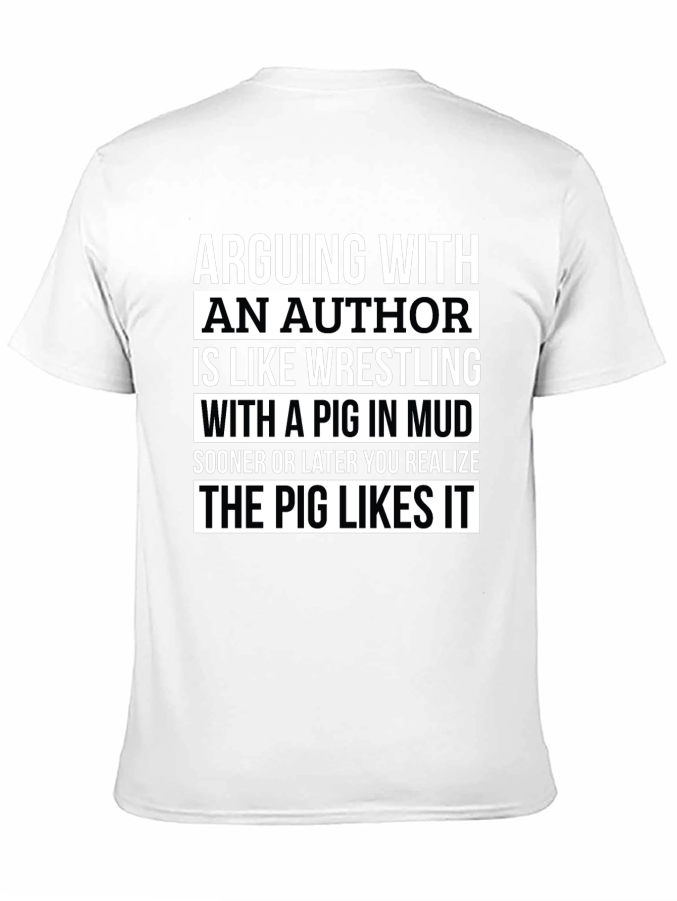 Arguing With an Author Graphic T-Shirt