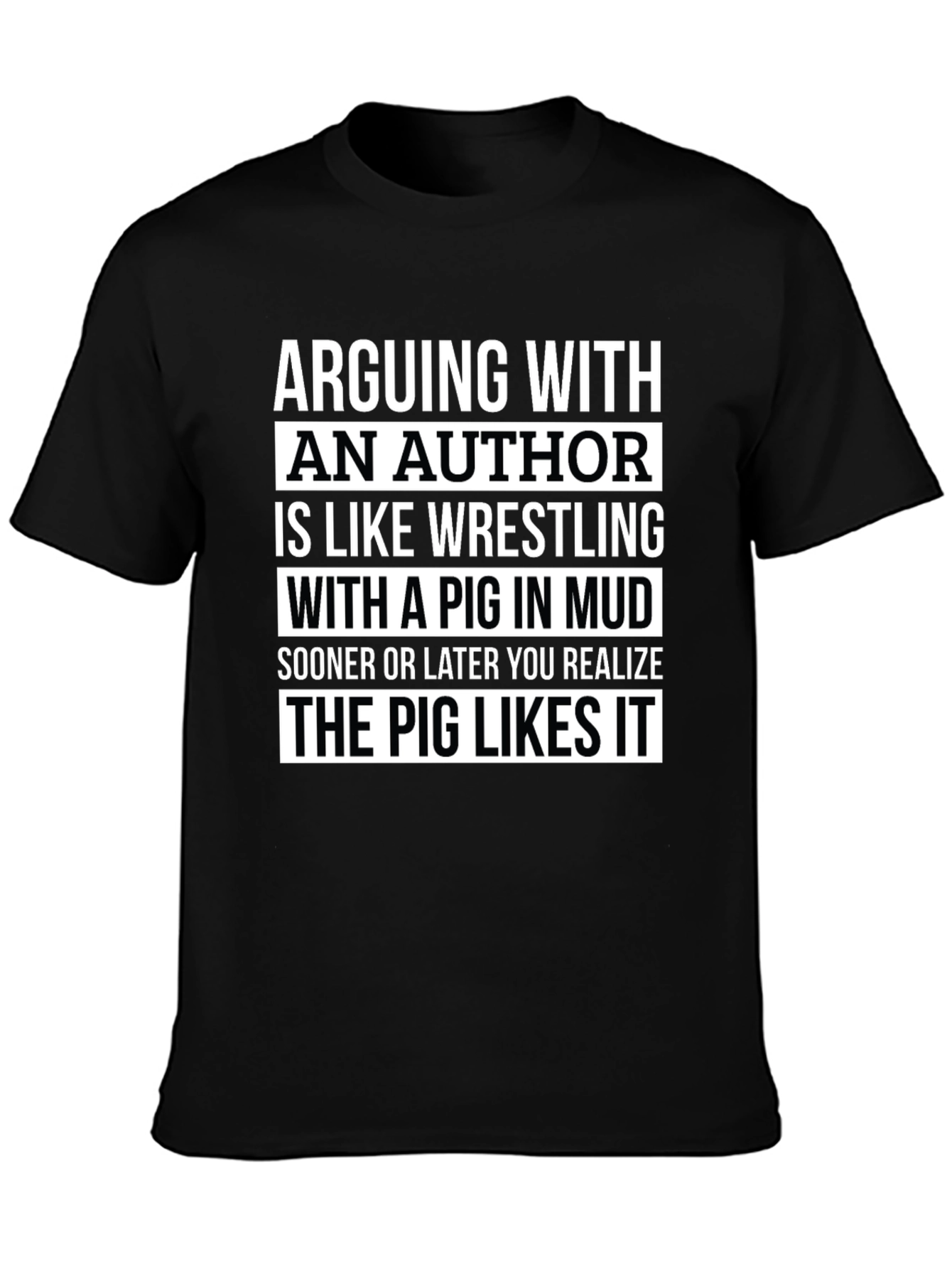 Arguing With an Author Graphic T-Shirt