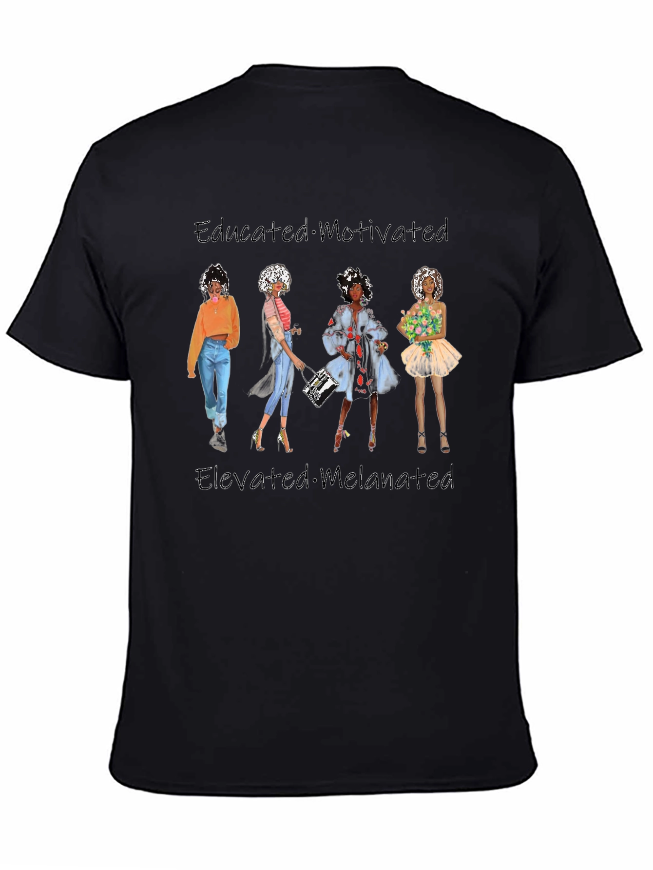 Educated Motivated Black Pride Tee