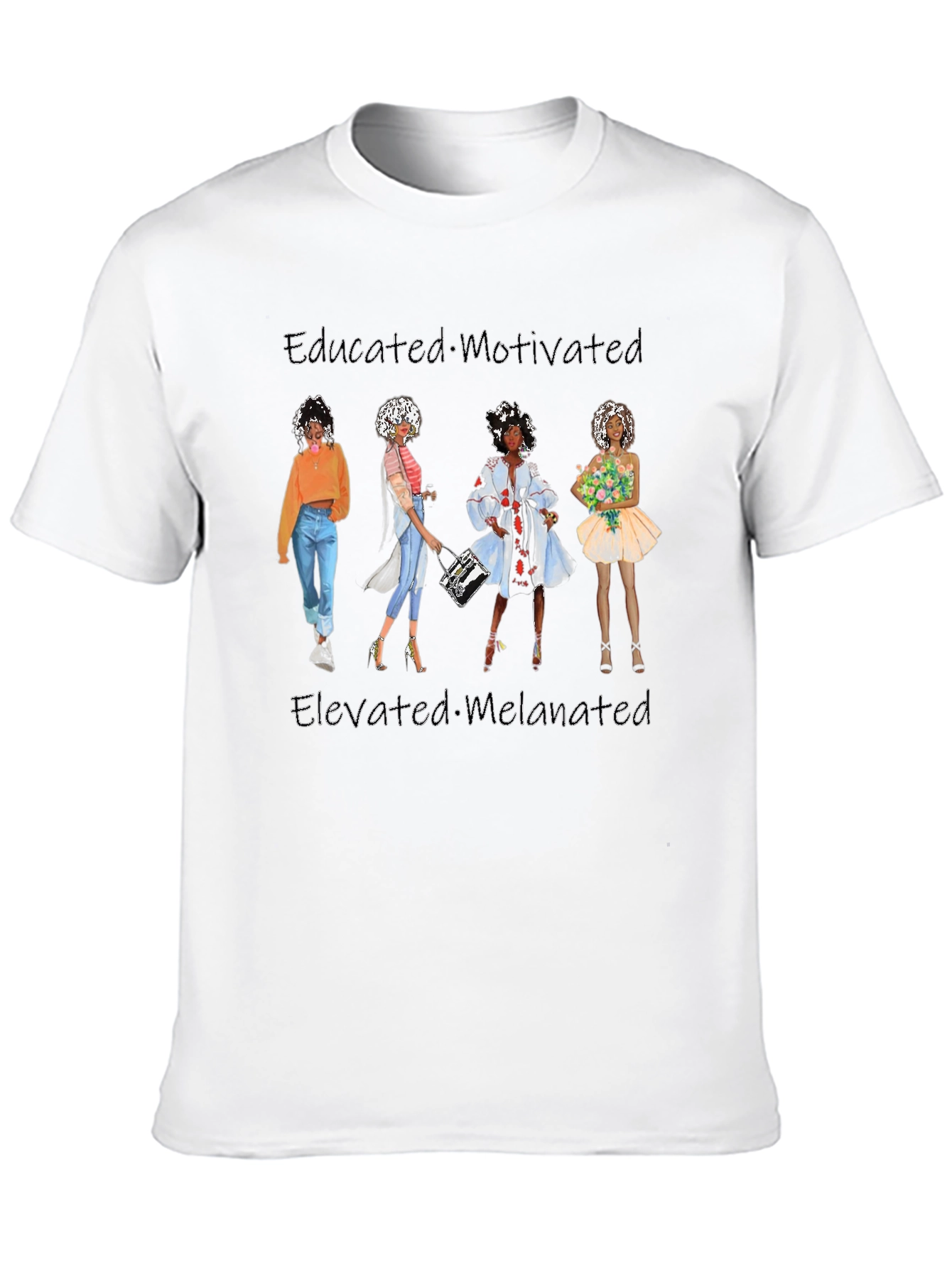 Educated Motivated Black Pride Tee