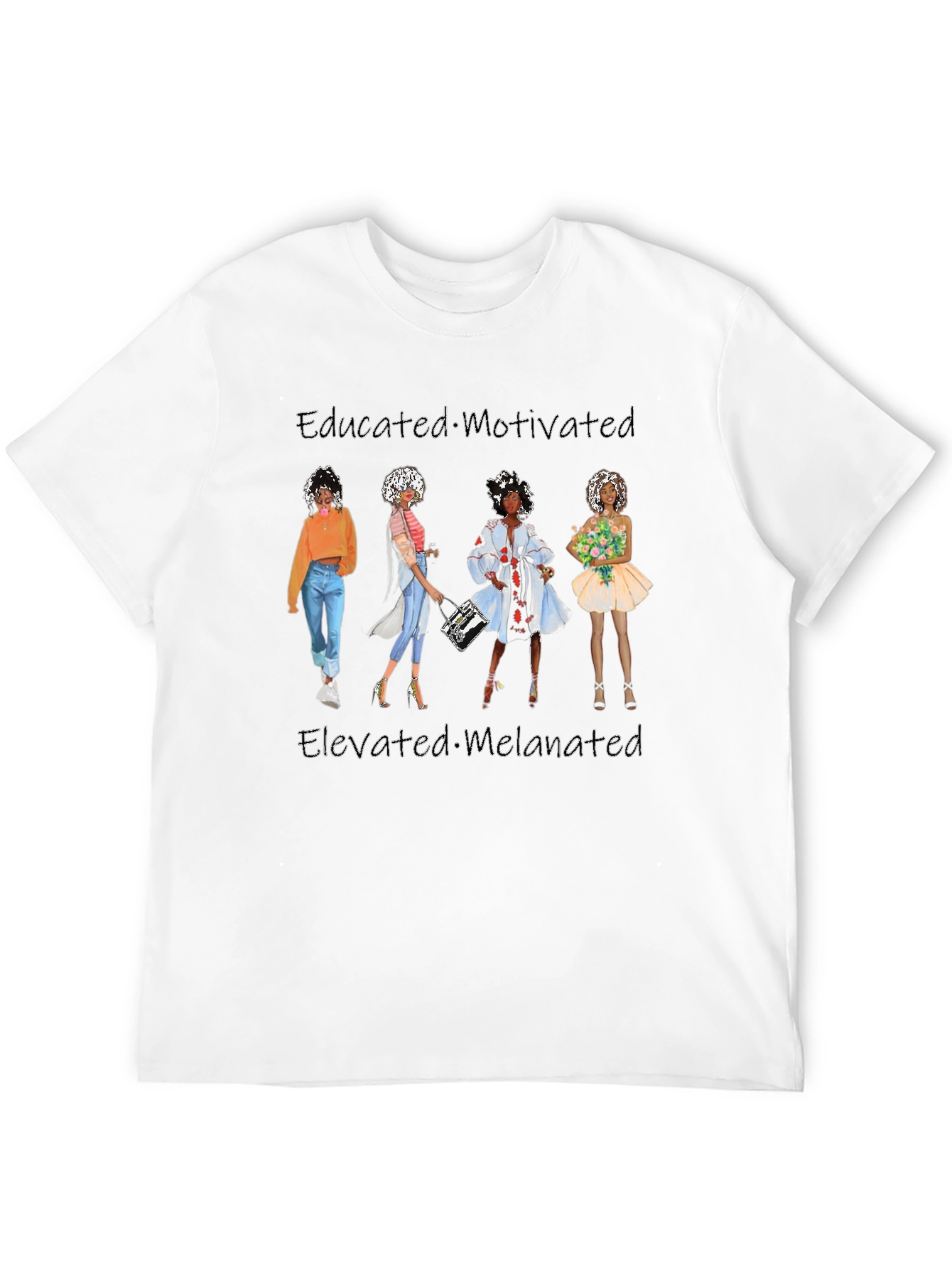 Educated Motivated Black Pride Tee