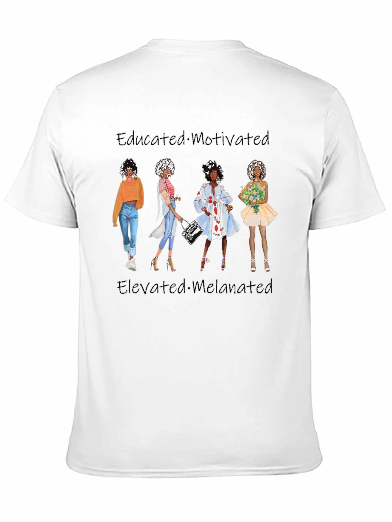 Educated Motivated Black Pride Tee