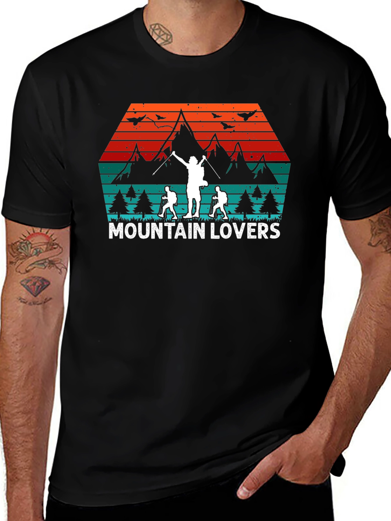 Mountain Lovers Graphic T-Shirt