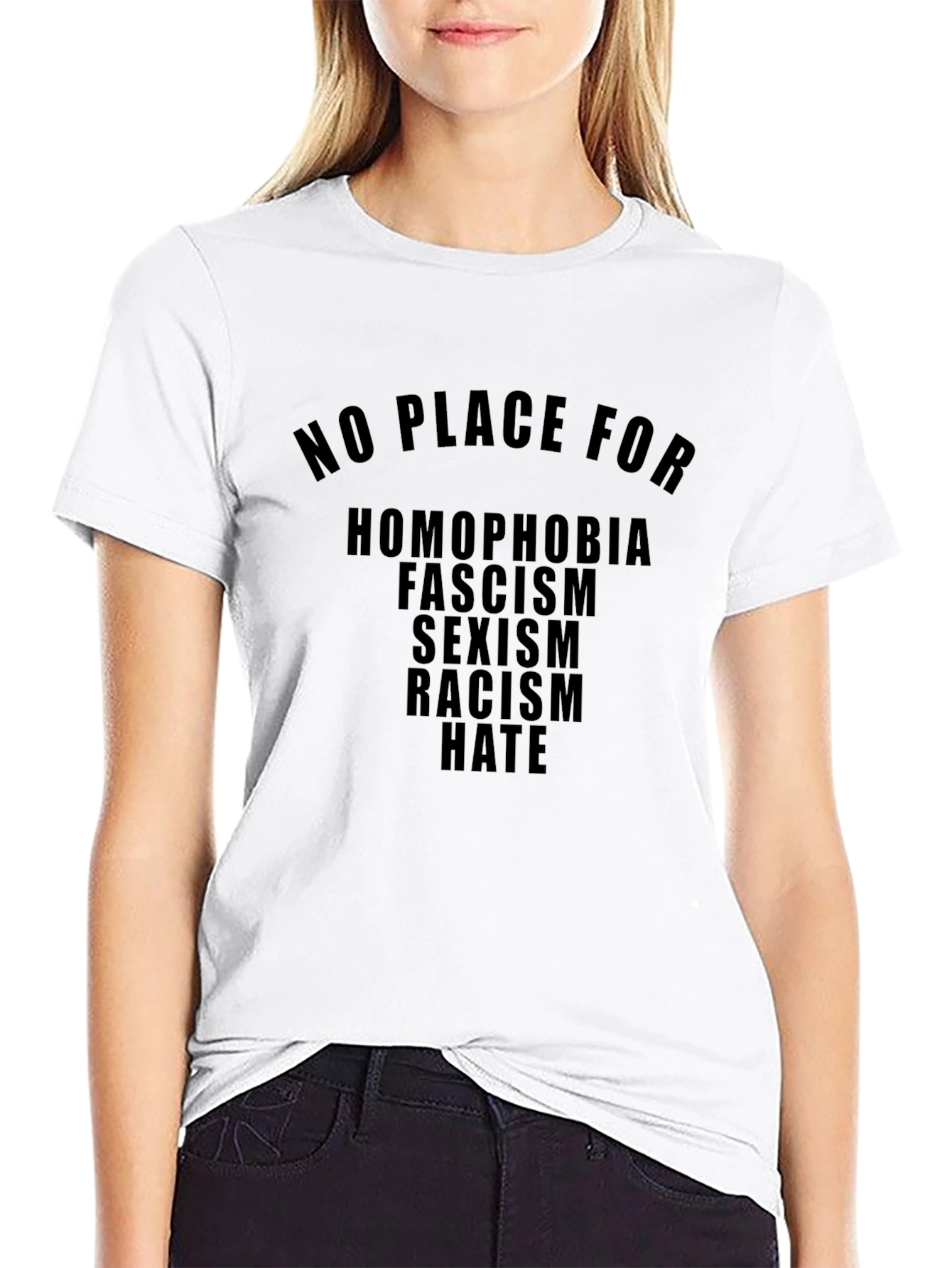 No Place For Hate T-Shirt - Anti-Discrimination Tee