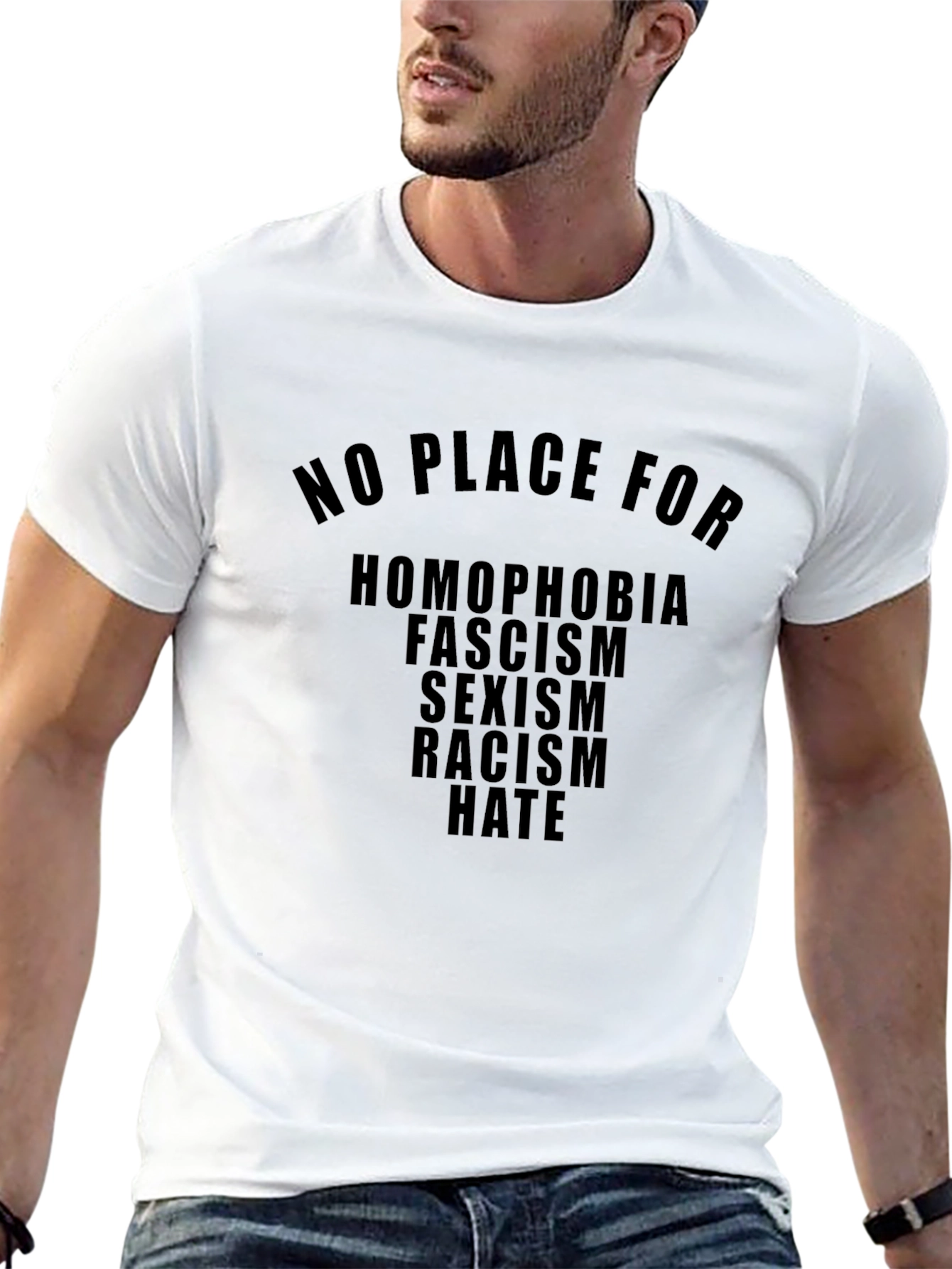 No Place For Hate T-Shirt - Anti-Discrimination Tee
