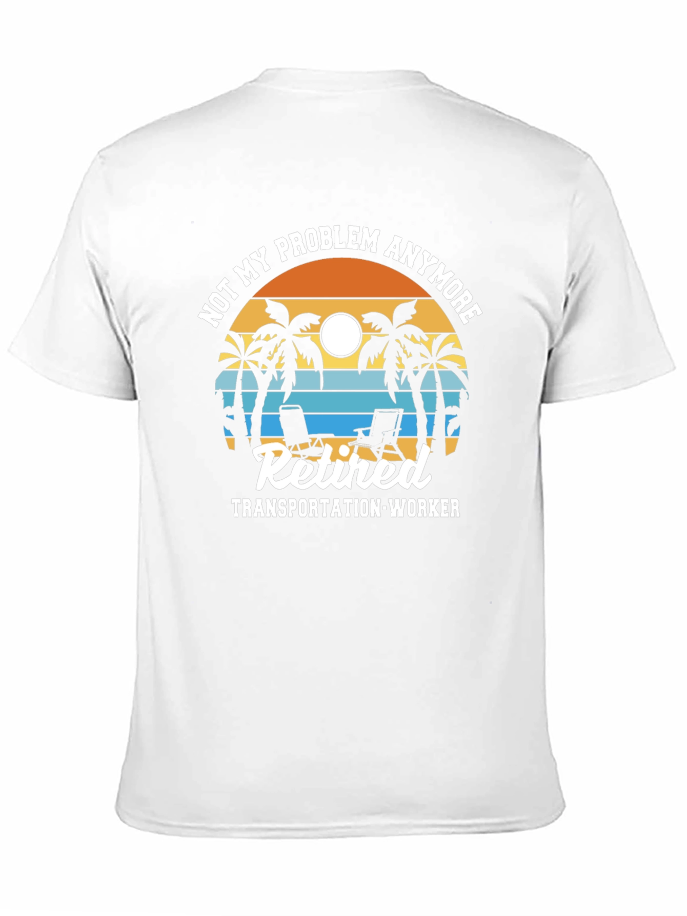 Retired Transportation Worker Graphic T-Shirt