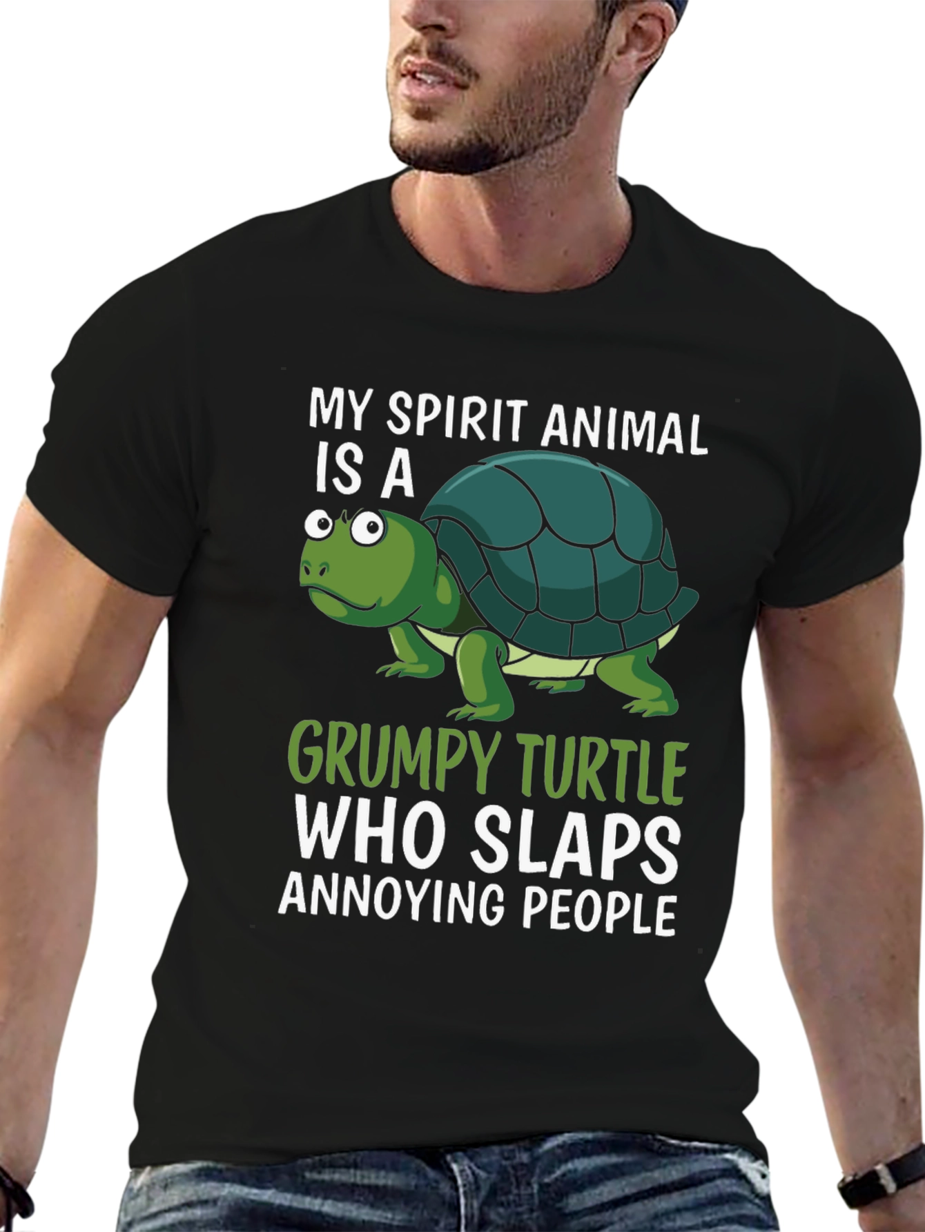 Grumpy Turtle Spirit Animal T-Shirt