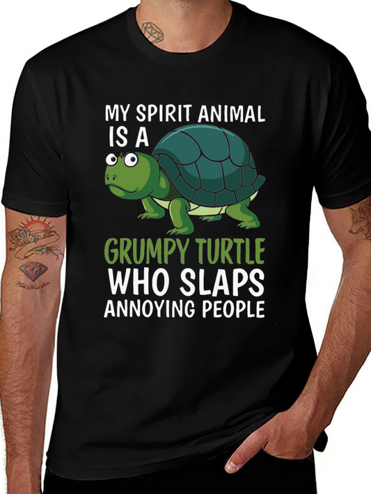 Grumpy Turtle Spirit Animal T-Shirt