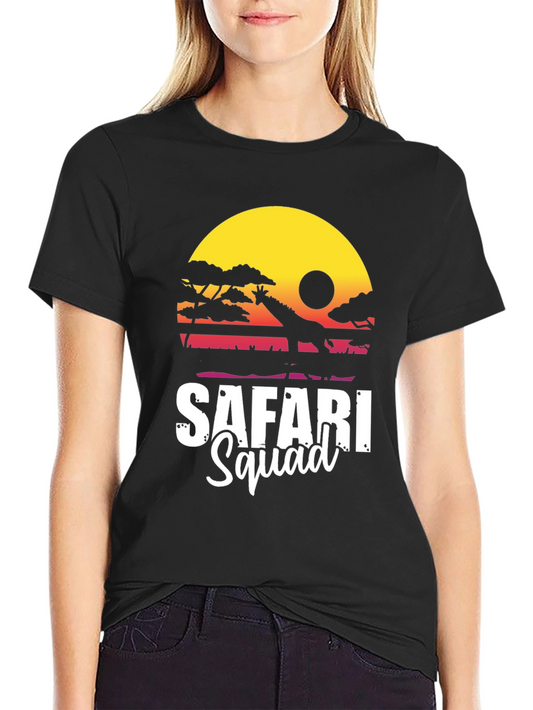 Safari Squad Graphic T-Shirt - Adventure Awaits!